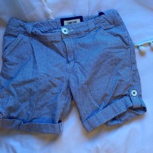 Girls adjustable waist shorts